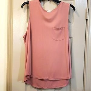 Soft Mauve sleevless top XXL